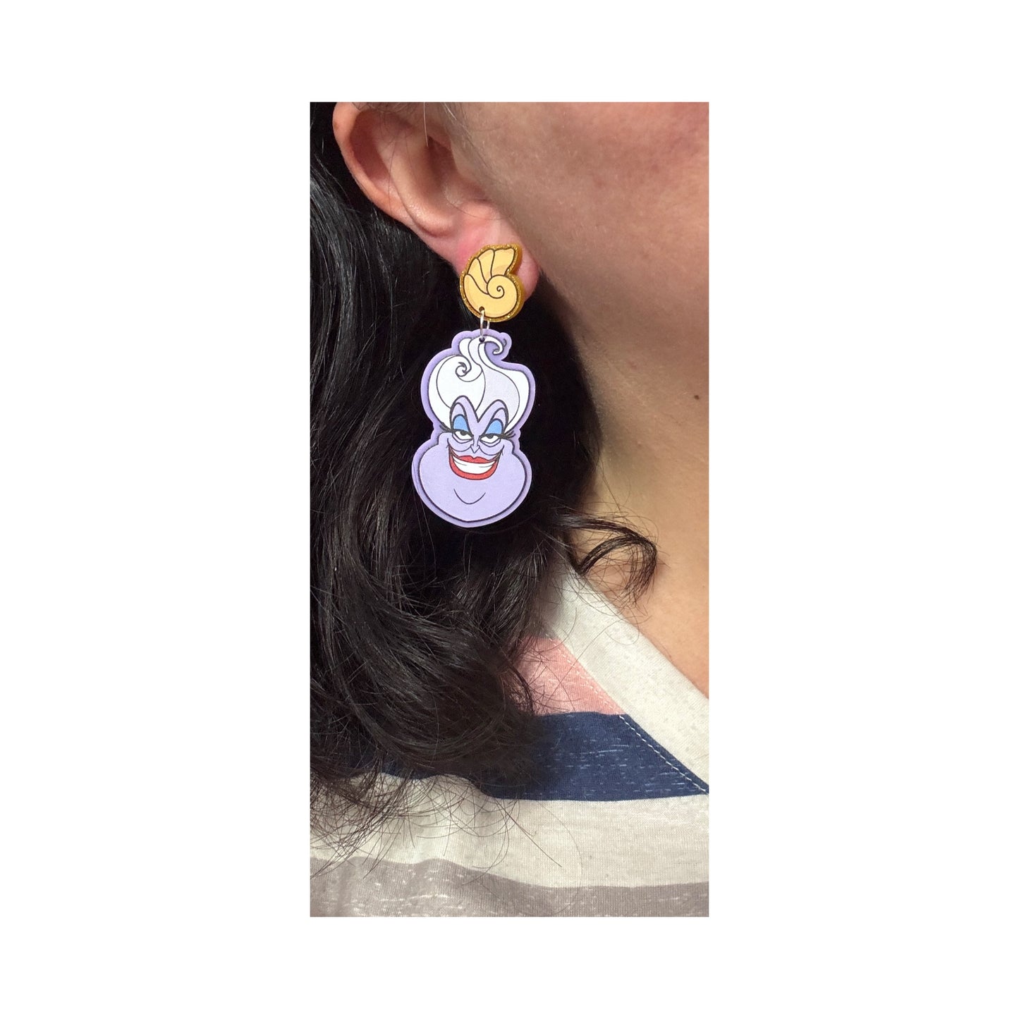 Sea Witch Acrylic Drop Earrings