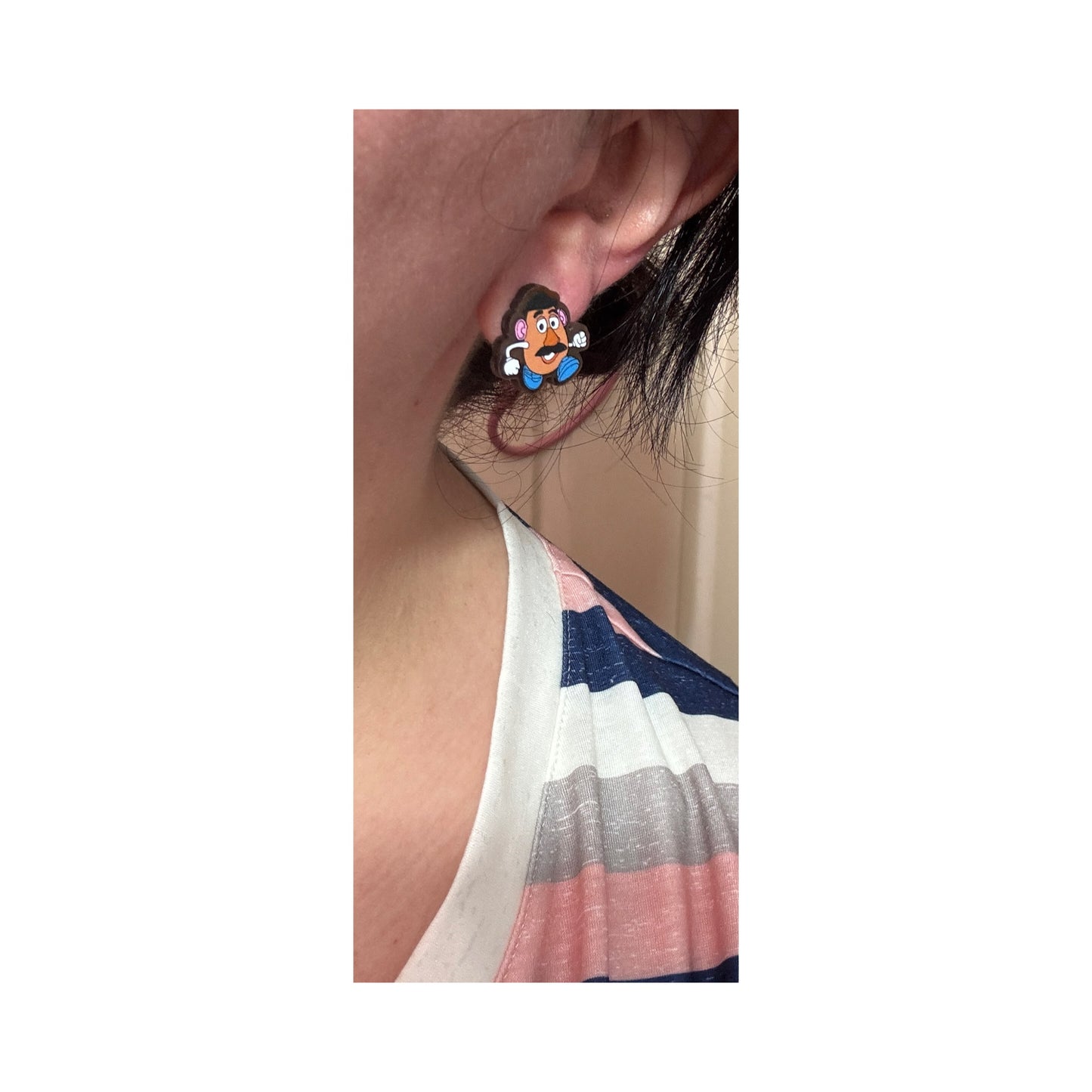 Potato Couple Post Earrings