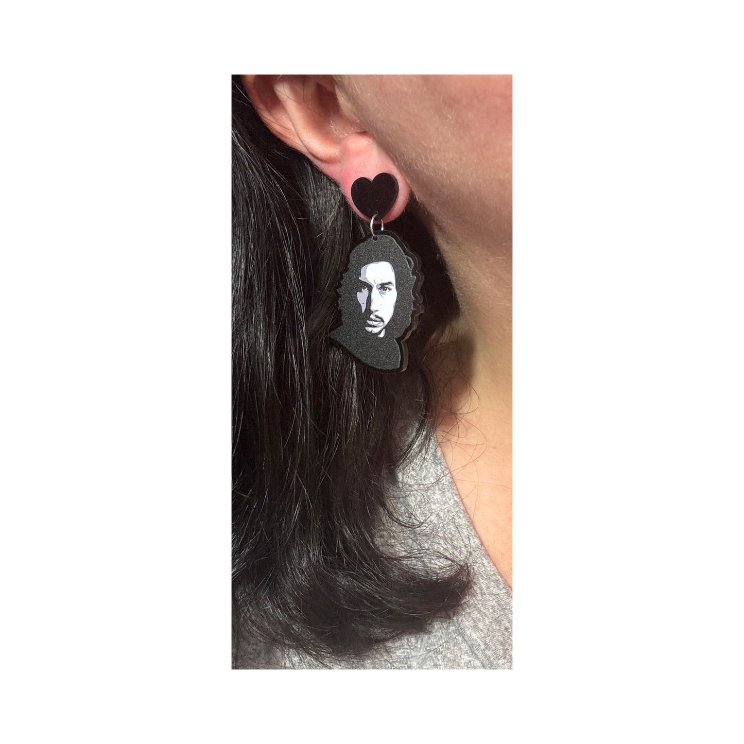 Ben Solo Acrylic Drop Earrings