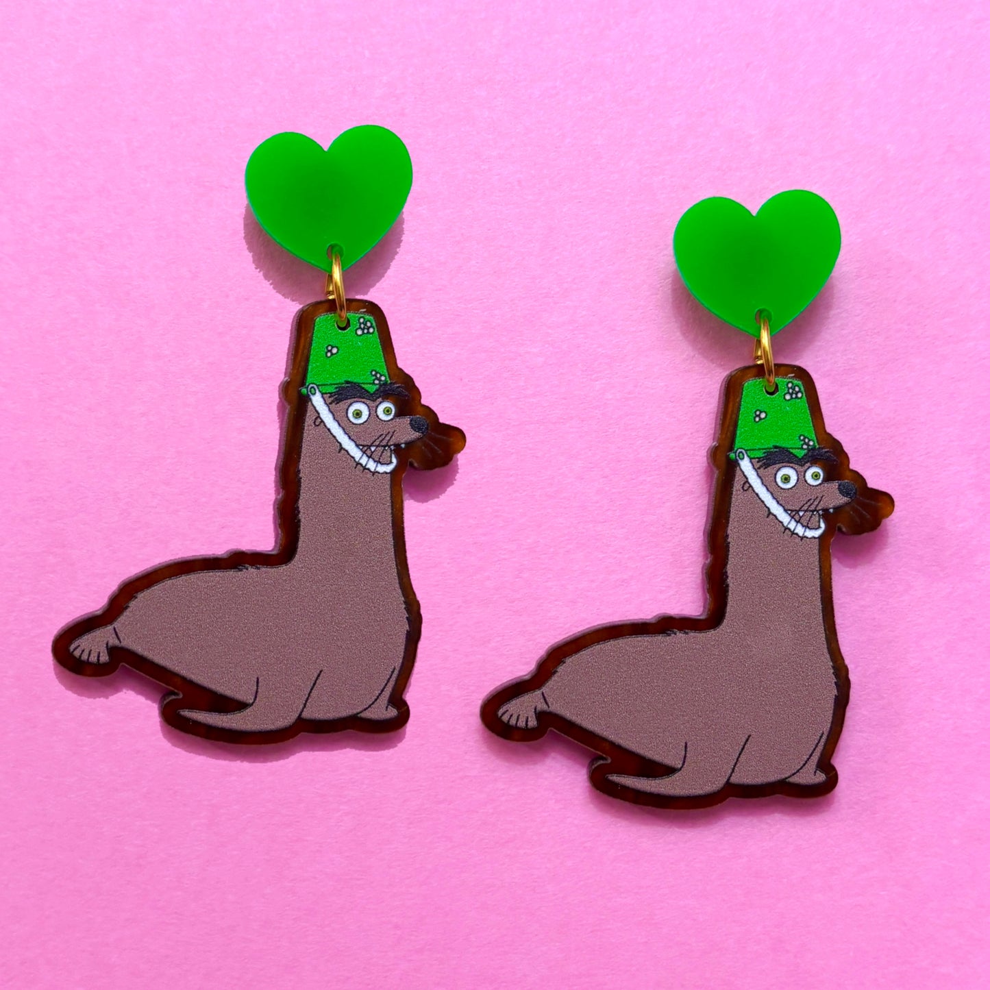 Gerald Acrylic Drop Earrings