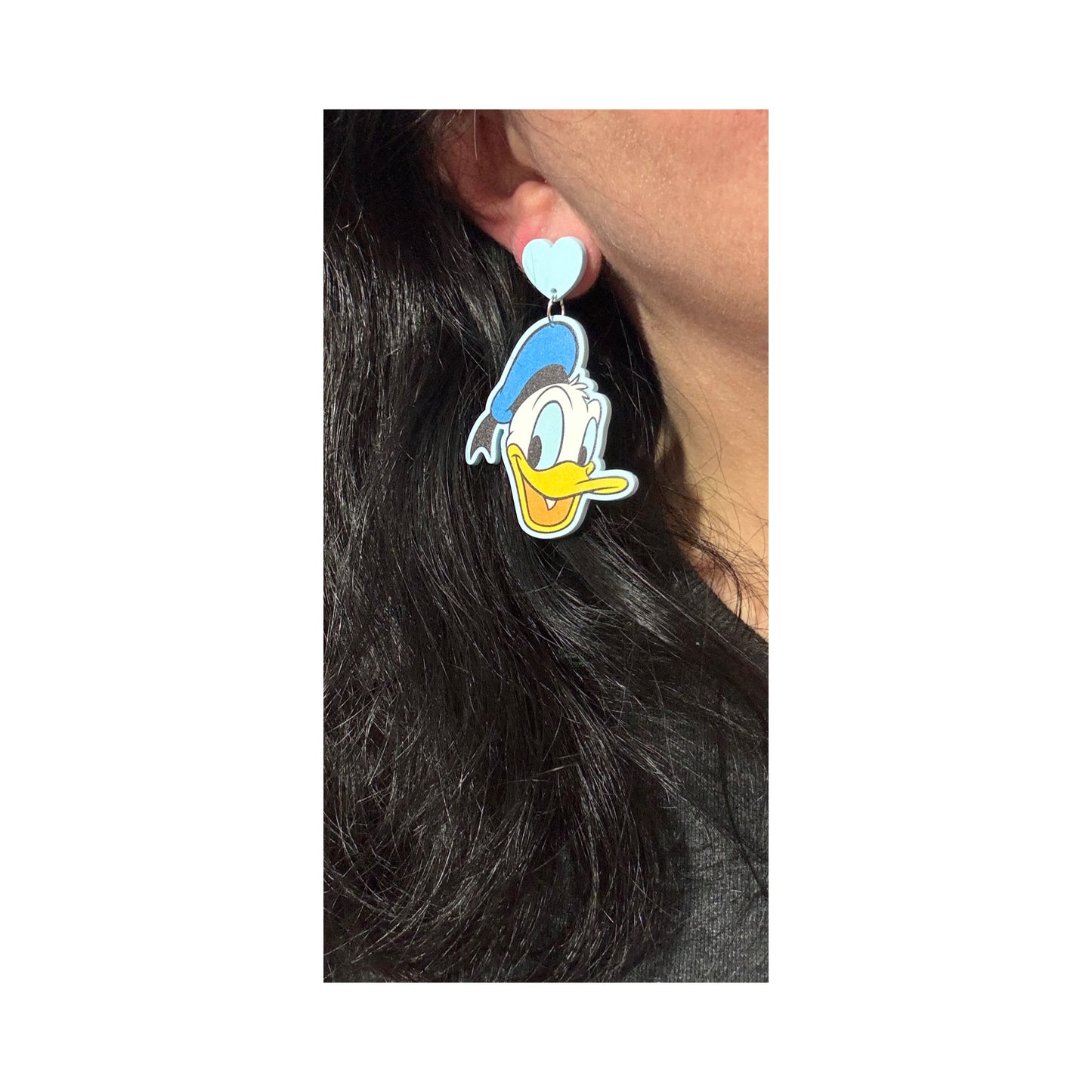 Duck Couple Drop Earrings