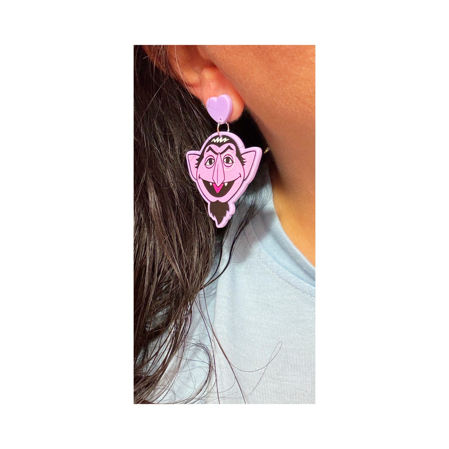 Vampire Puppet Drop Earrings