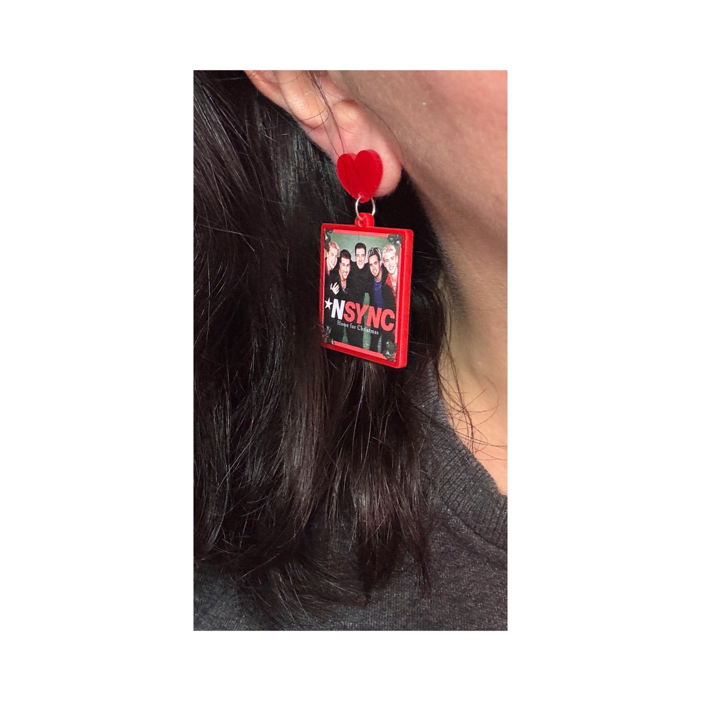 NSYNC Christmas Drop Earrings