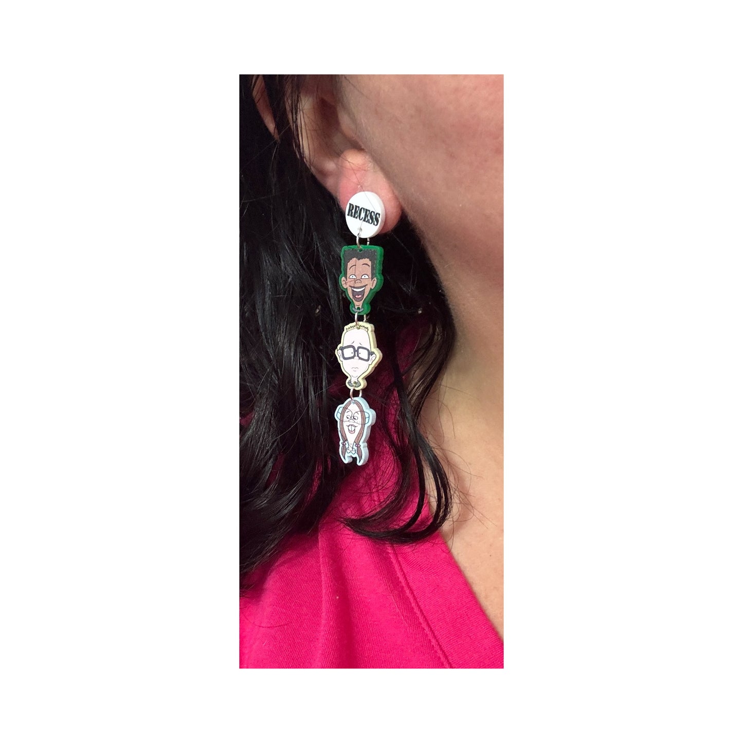 Recess Crew Tiered Drop Earrings