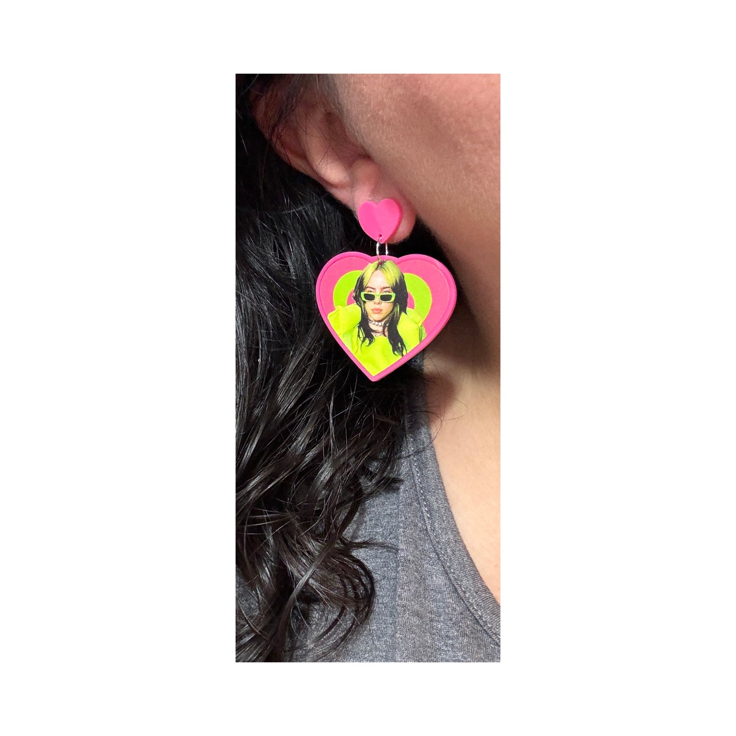Billie Heart Drop Earrings