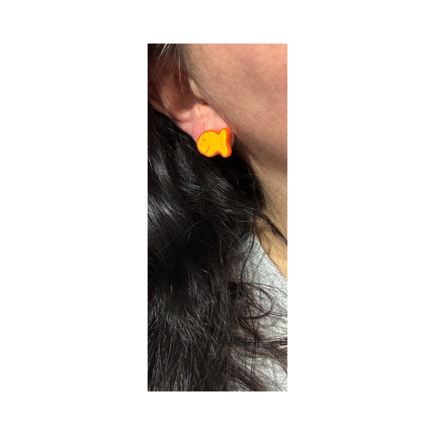 Goldfish Cracker Post Earrings