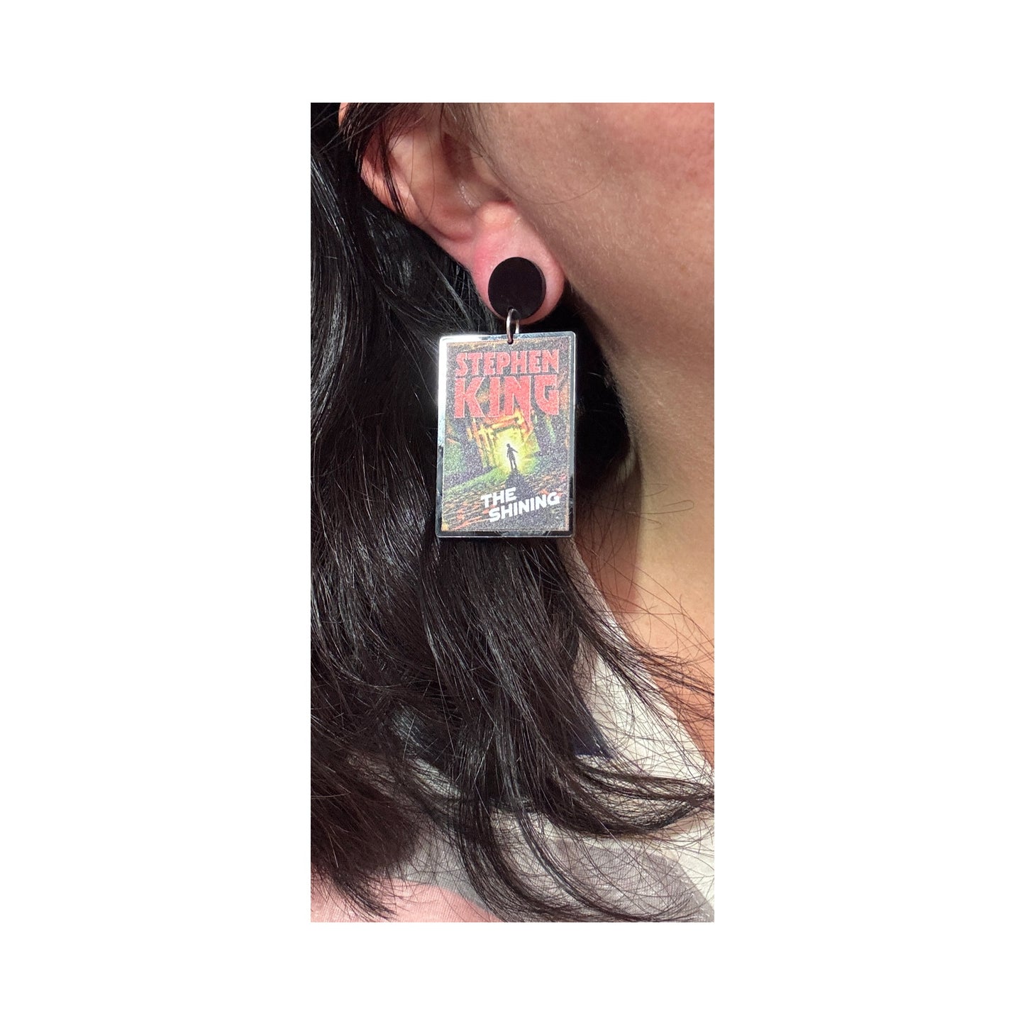 Shining Book Drop Earrings