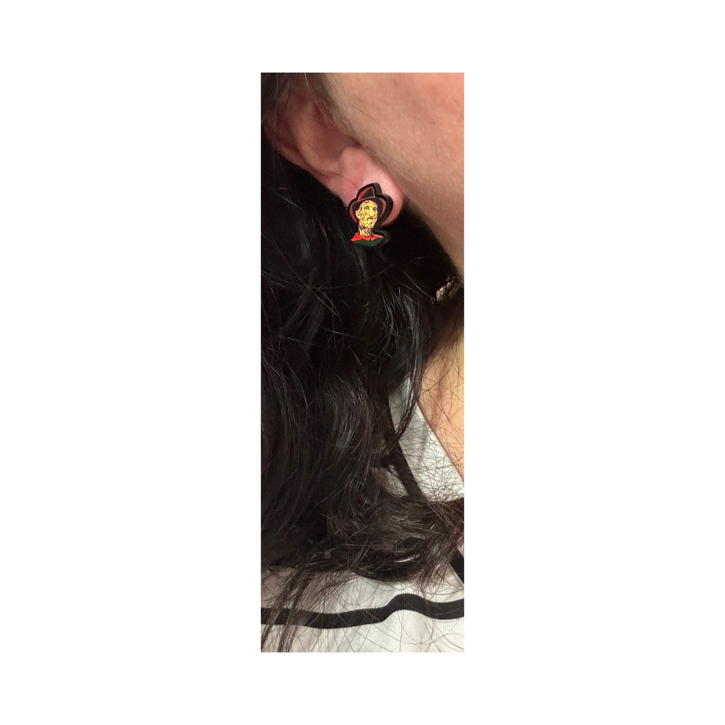 Freddy Acrylic Post Earrings