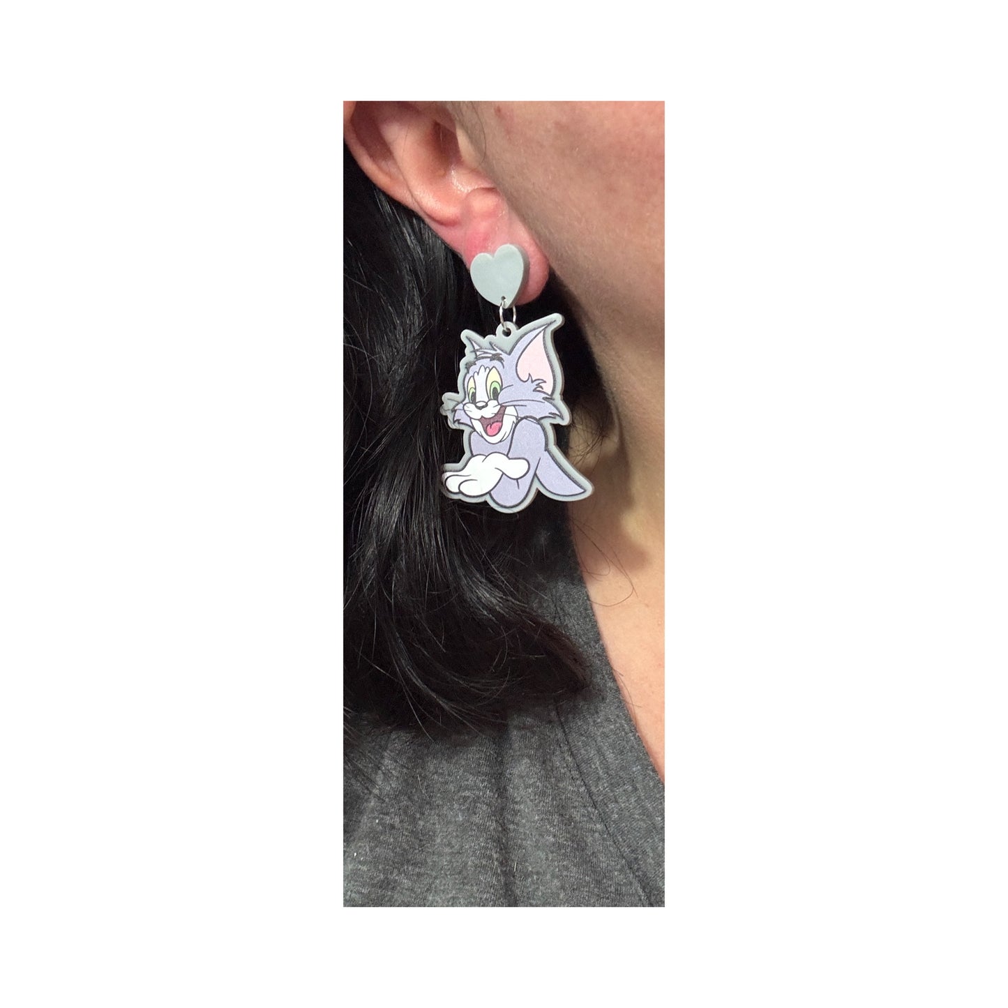 Cat & Mouse Drop Earrings