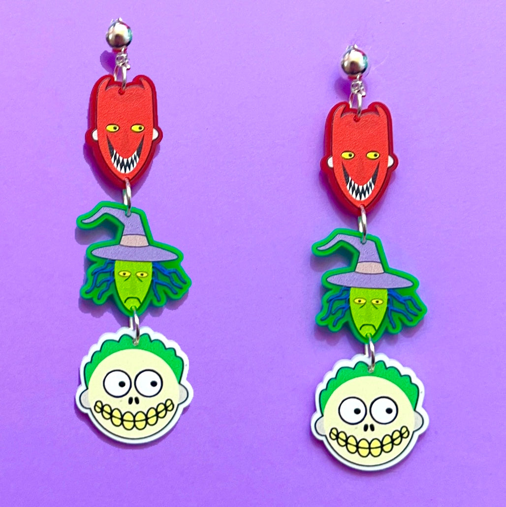 Oogie’s Henchman Tiered Drop Earrings