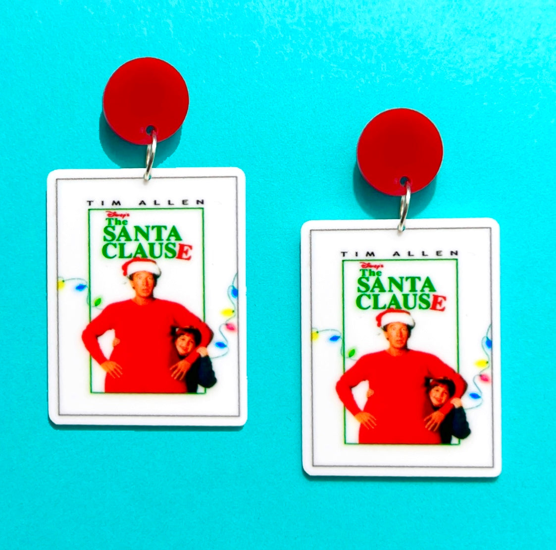 The Santa Clause Movie Drop Earrings
