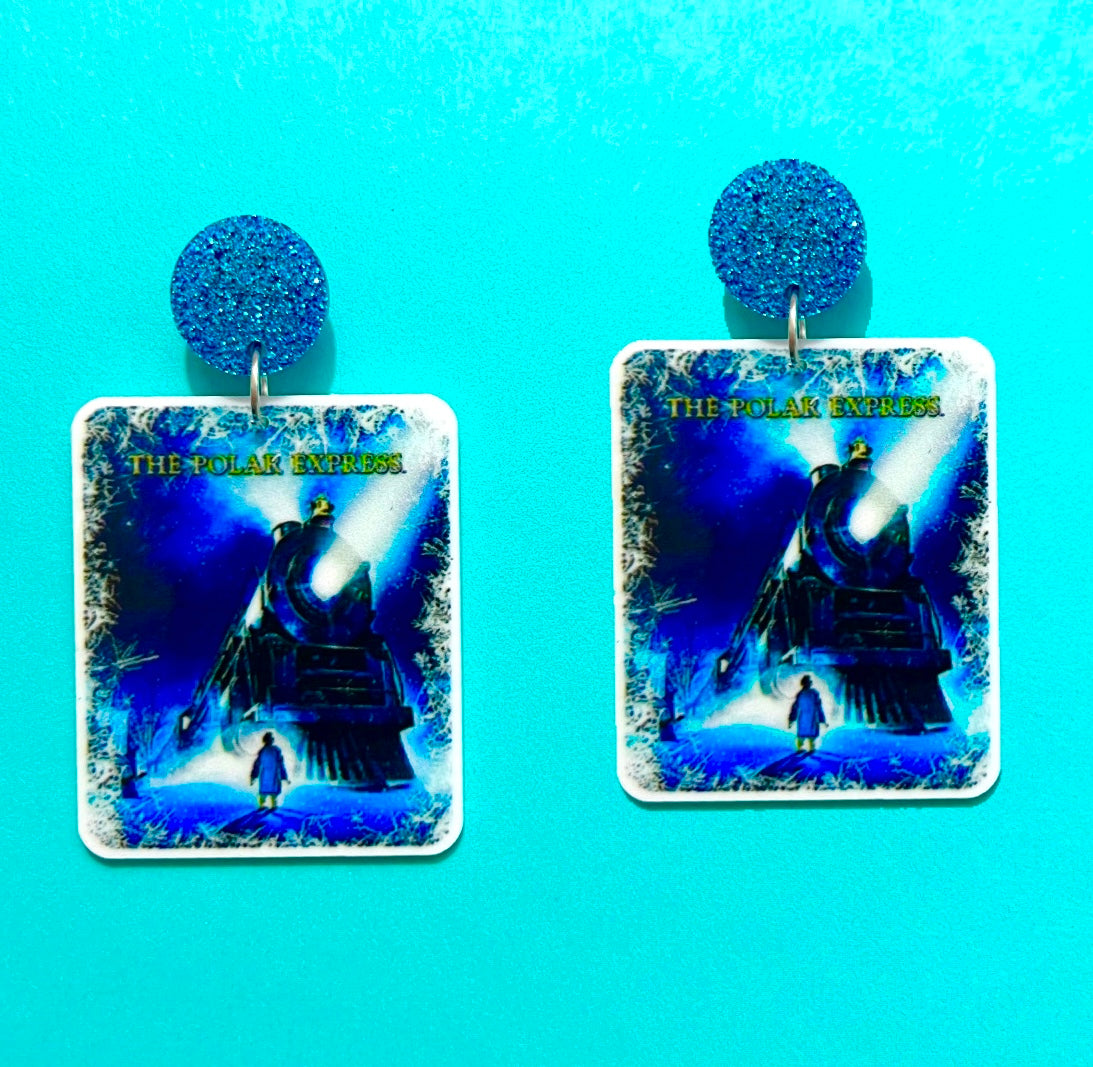 Polar Express Movie Drop Earrings