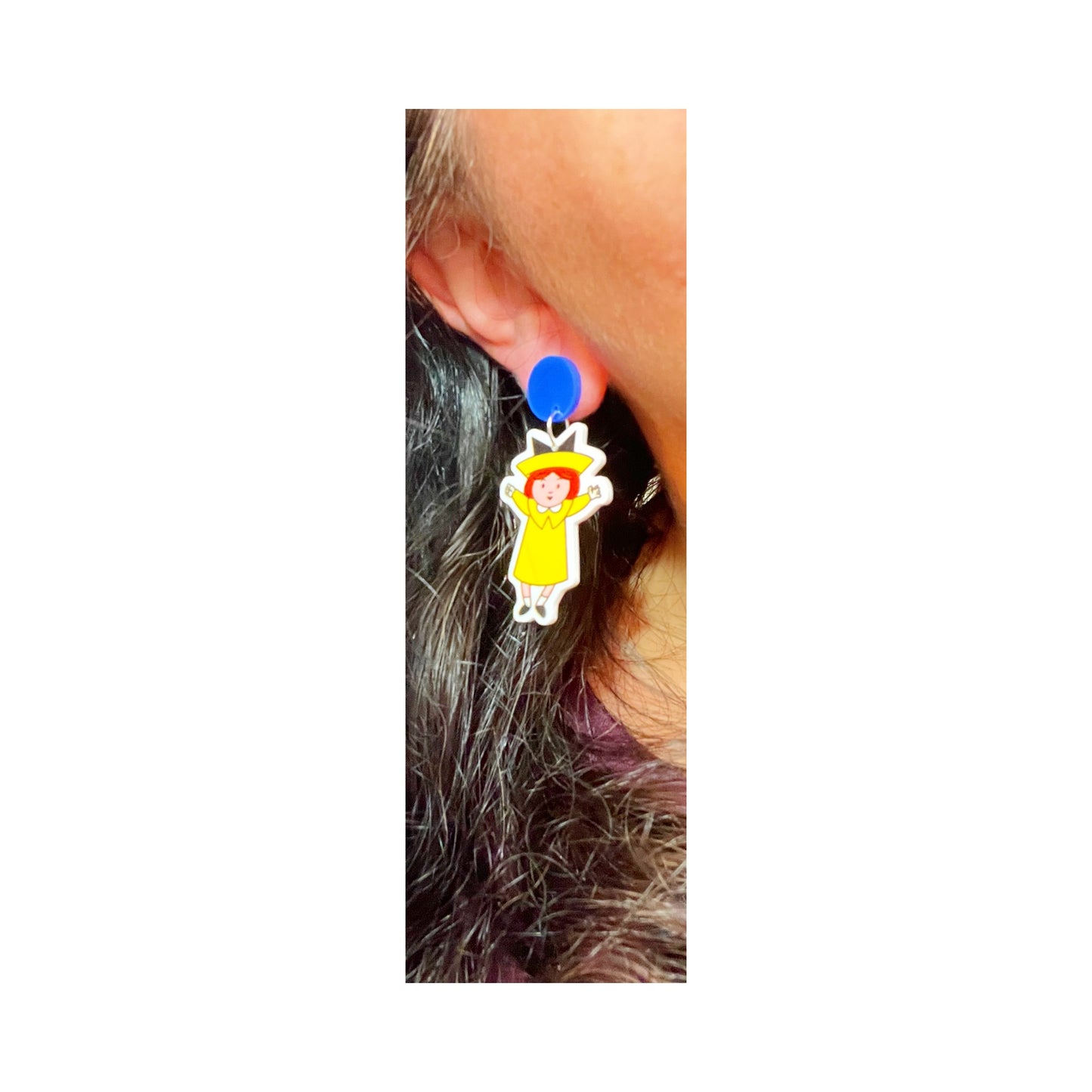 Madeline Inspired Acrylic Drop Earrings