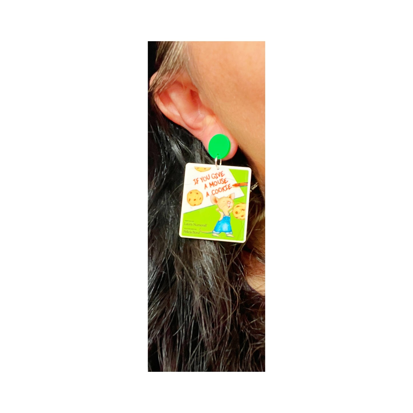 Give A Mouse A Cookie Drop Earrings