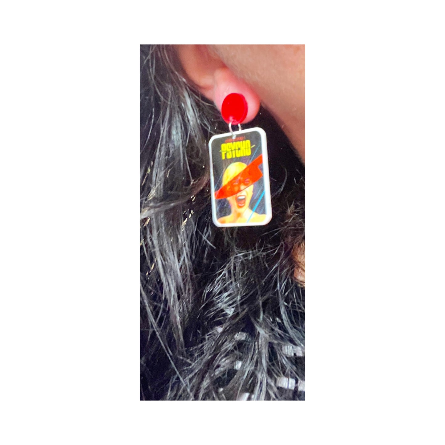 Psycho Movie Drop Earring