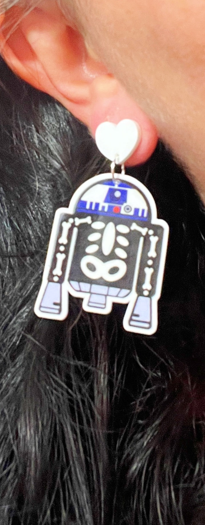 Skeleton Droids Drop Earrings