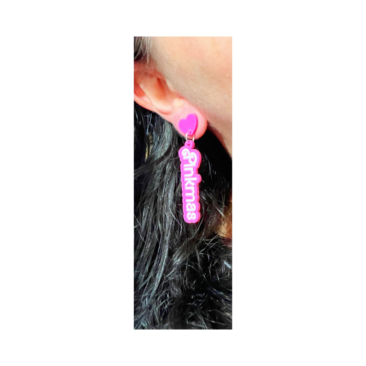 Pinkmas Drop Earrings