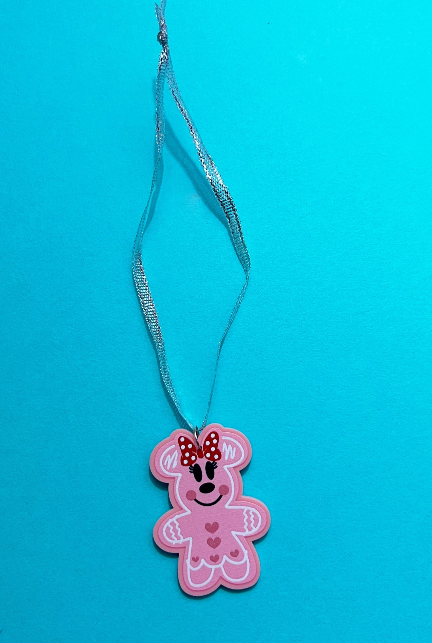 Pink Minnie Gingerbread Ornament