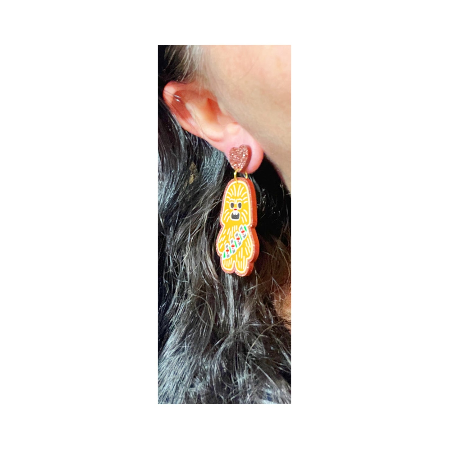Chewie Gingerbread Drop Earrings