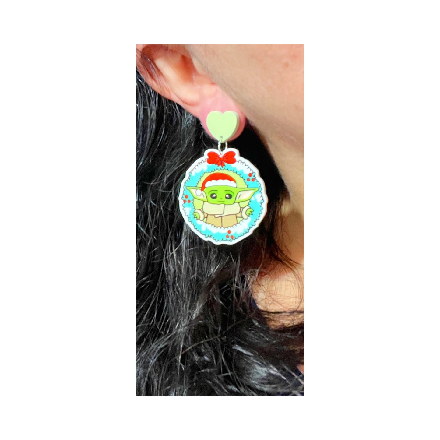 Child Wreath Drop Earrings