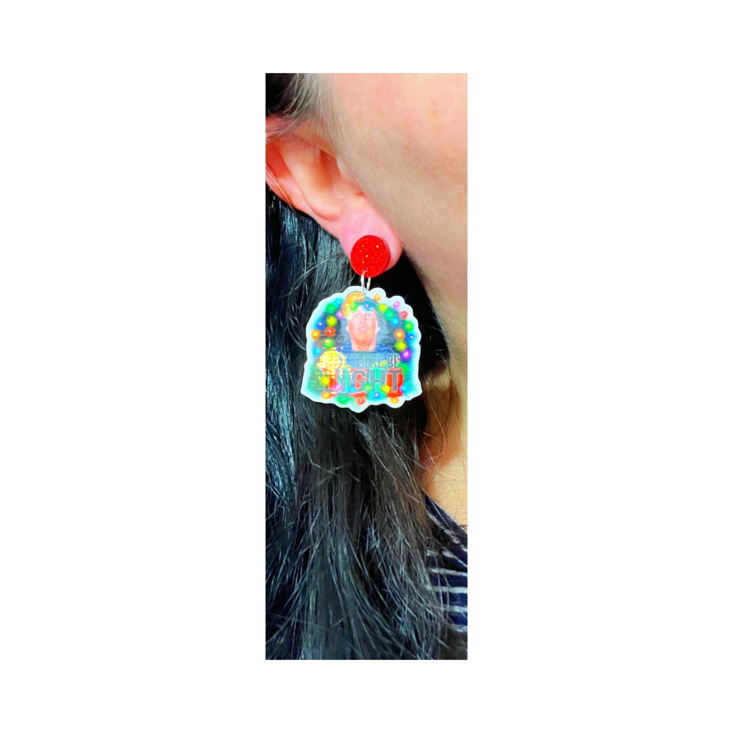 Let There Be Light! Lampoon Christmas Vacation Drop Earrings
