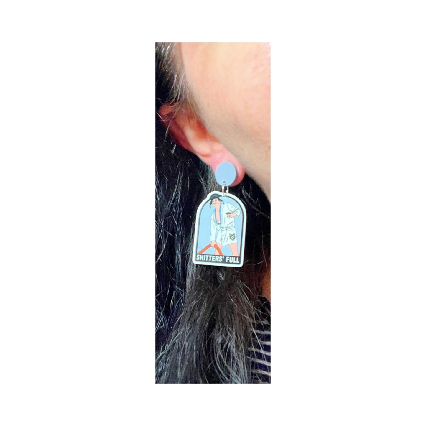 Shitter’s Full National Lampoon Drop Earrings