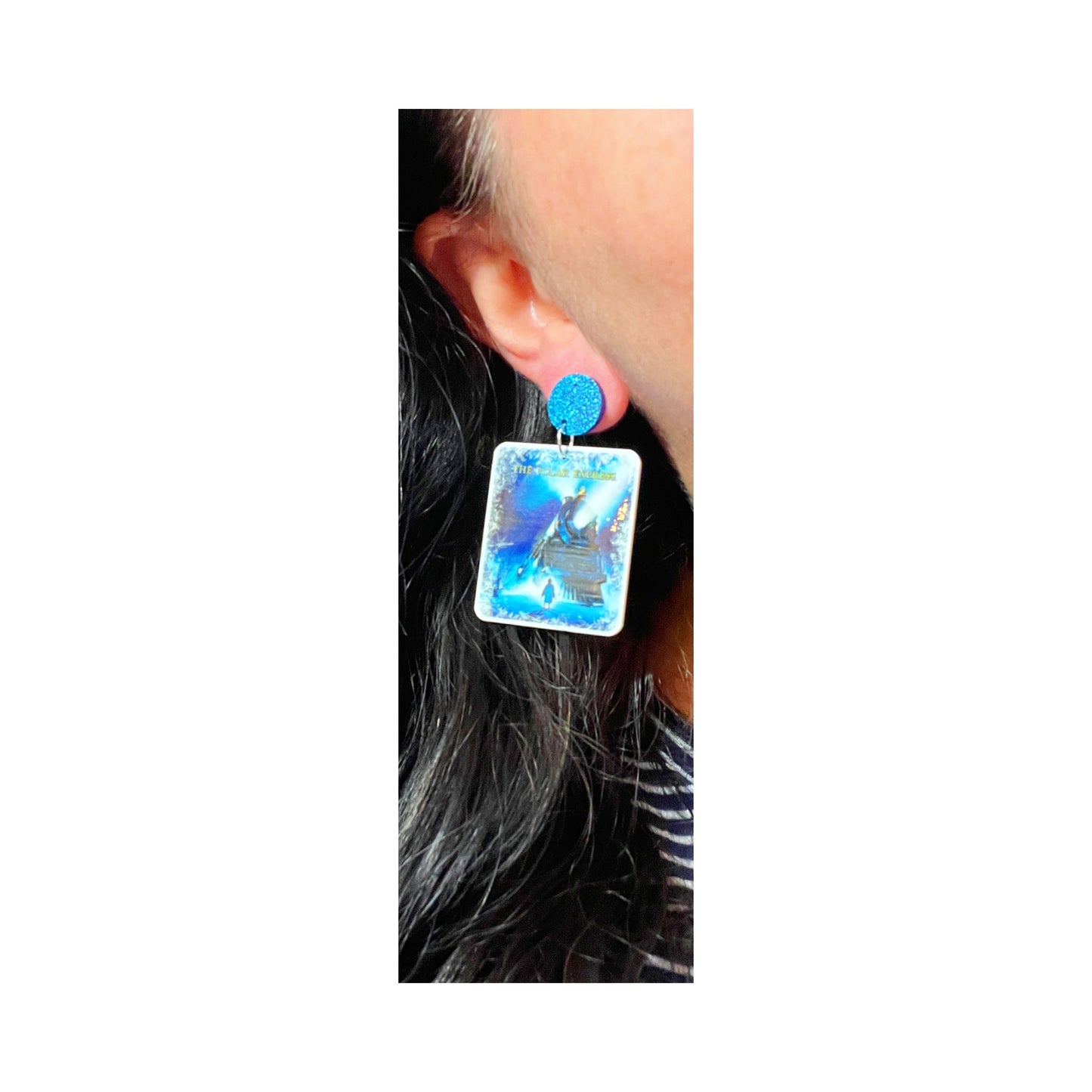 Polar Express Movie Drop Earrings