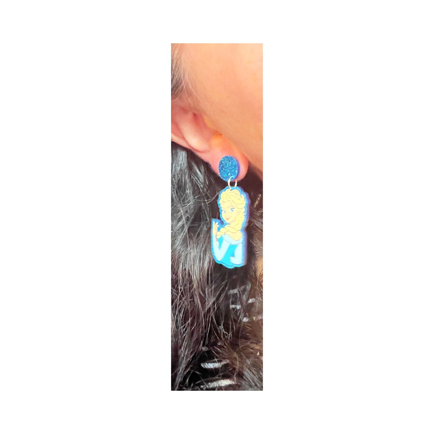 Frozen Sisters Drop Earrings