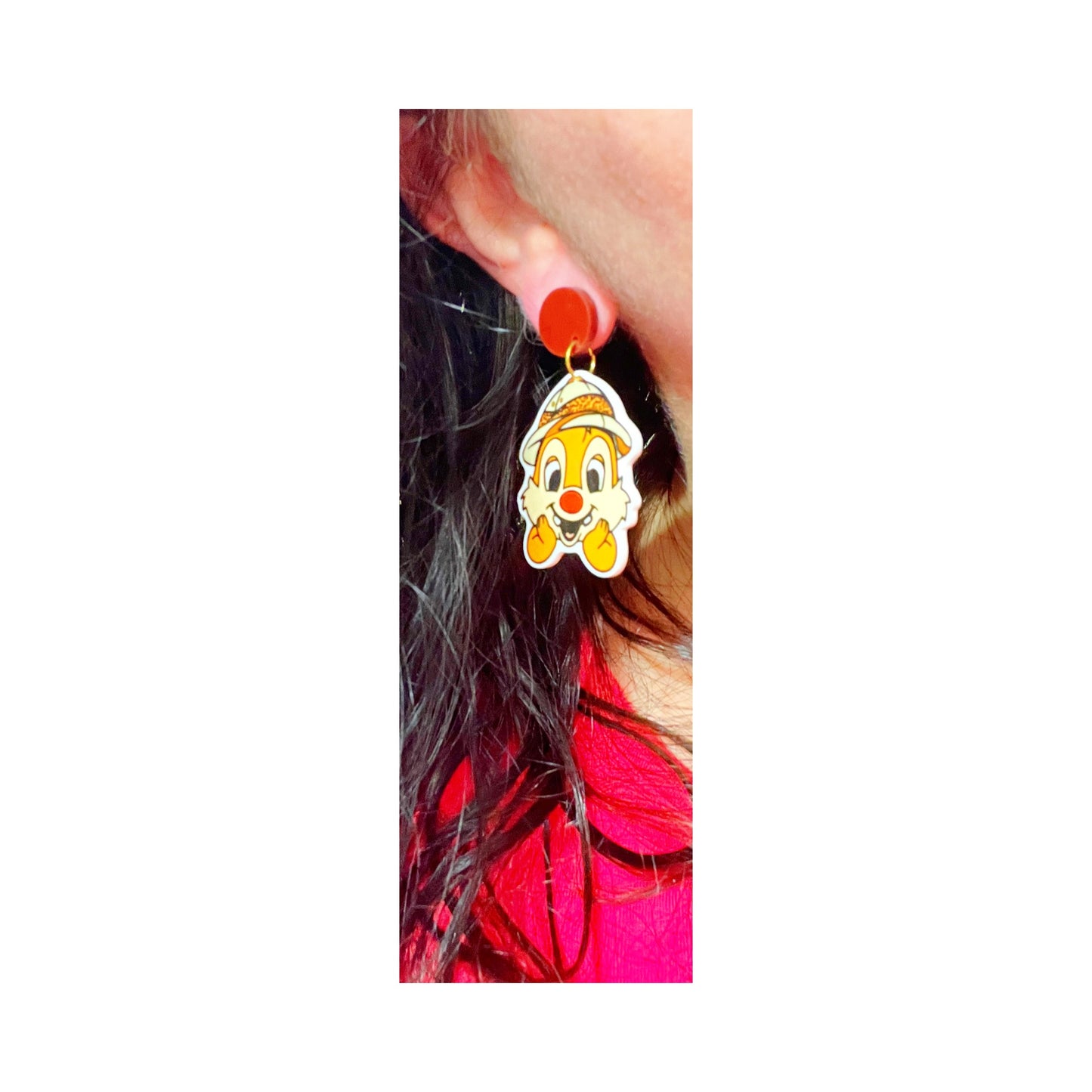 Safari Chipmunks Drop Earrings