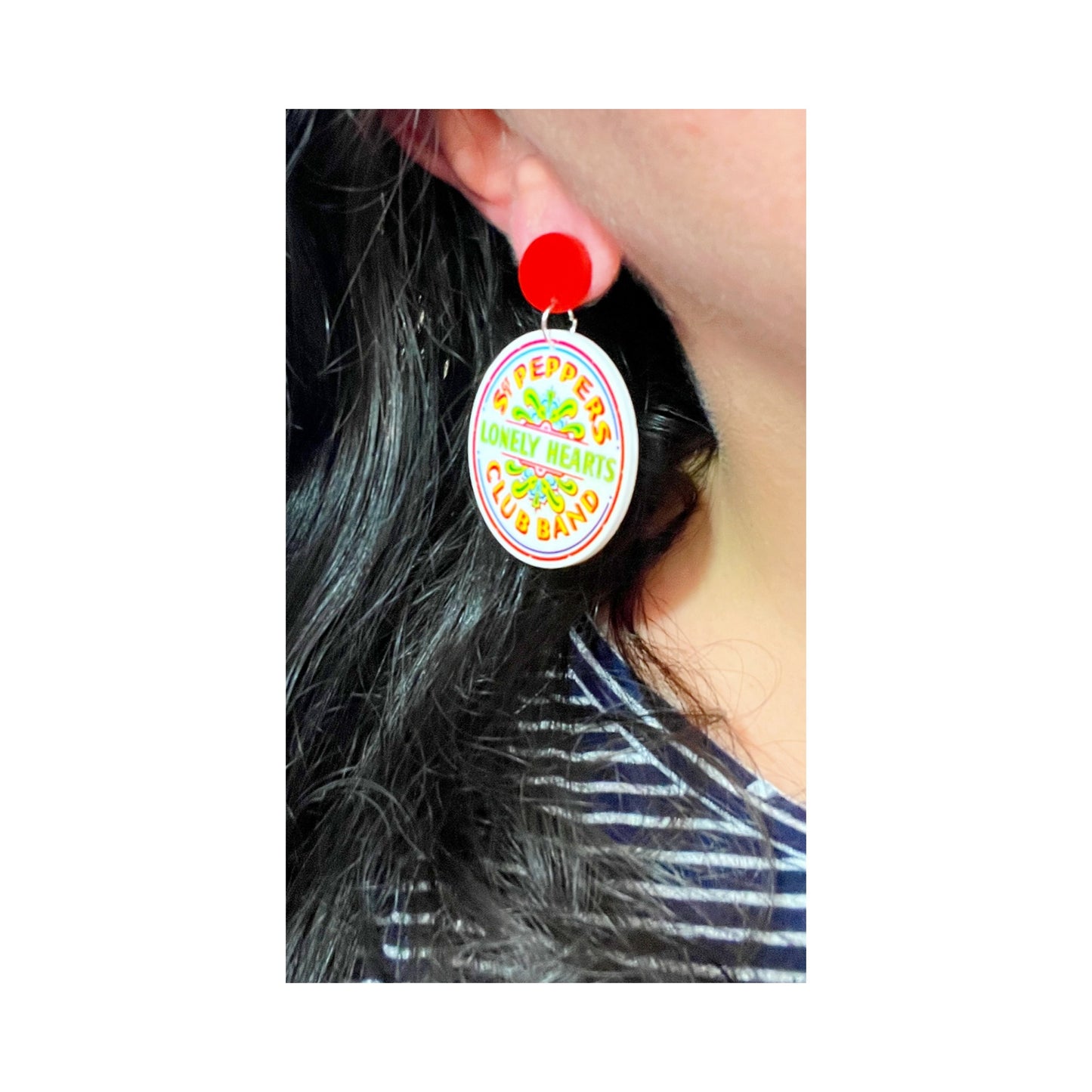 Sgt. Peppers Beatles Drop earrings