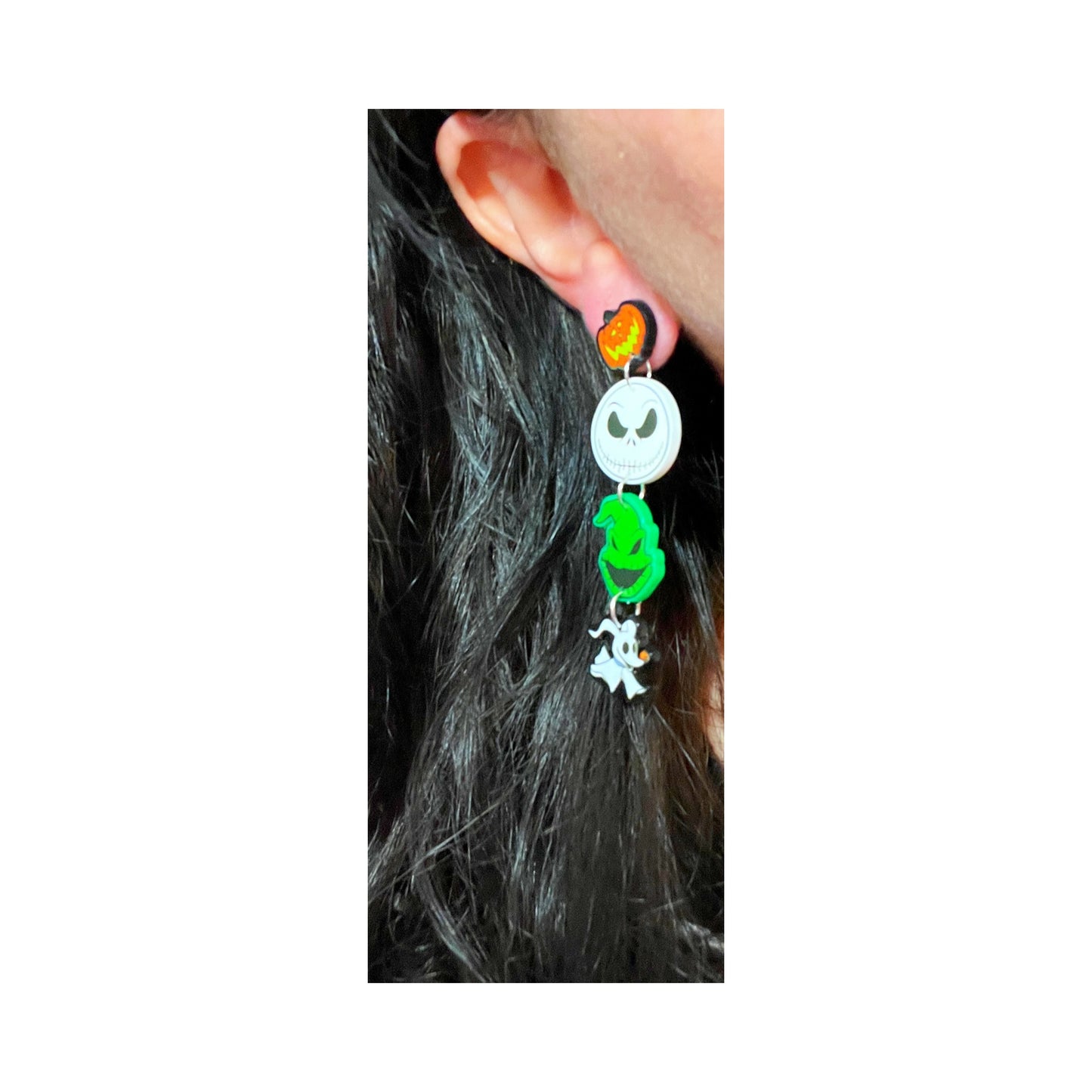 Nightmare Friends Tiered Drop Earrings