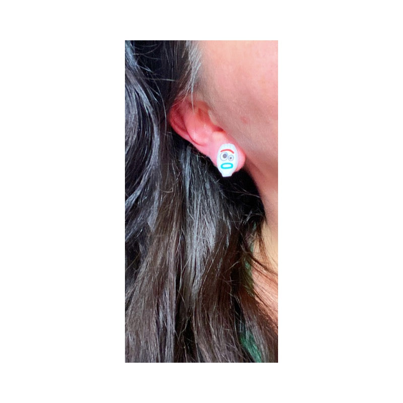 Fork Toy Acrylic Post Earrings