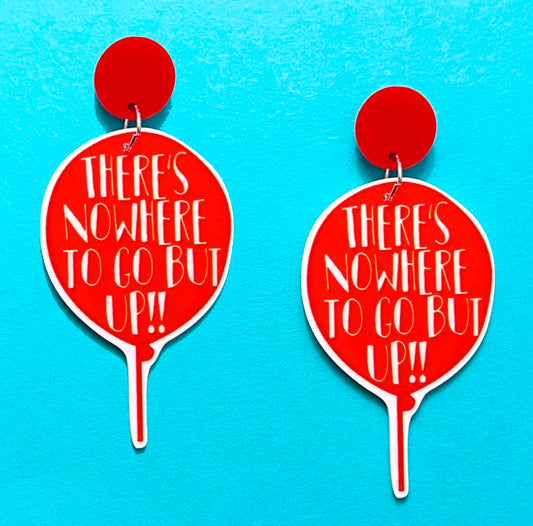 Nowhere To Go But Up! Balloon Drop Earrings