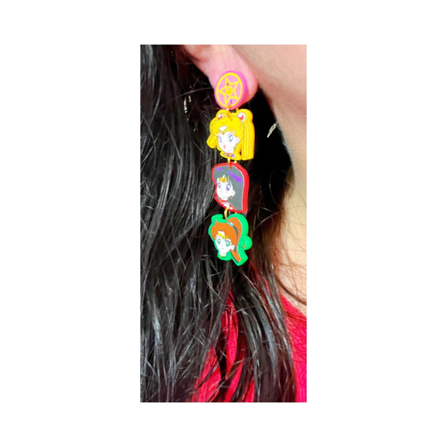 Sailor Stars Tiered Drop Earrings