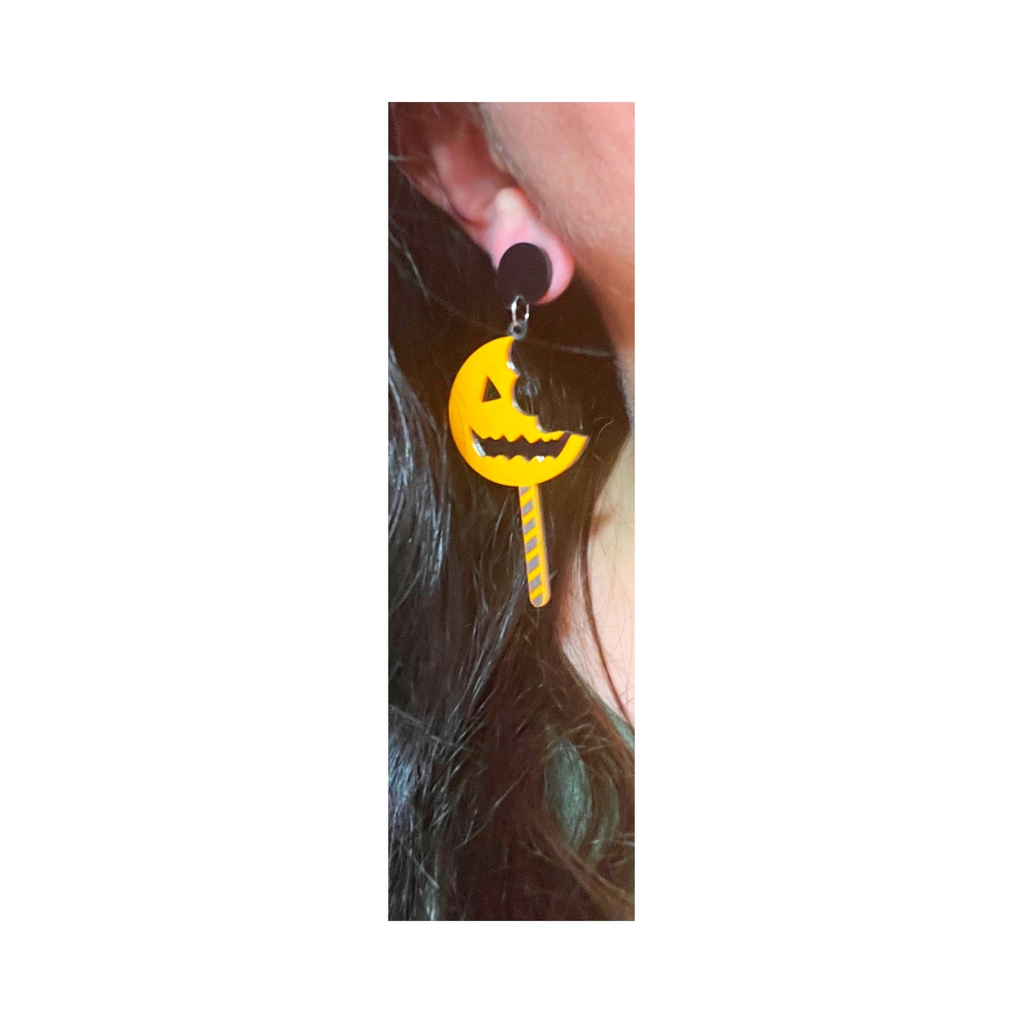 Trick r Treat Lollipop Drop Earrings