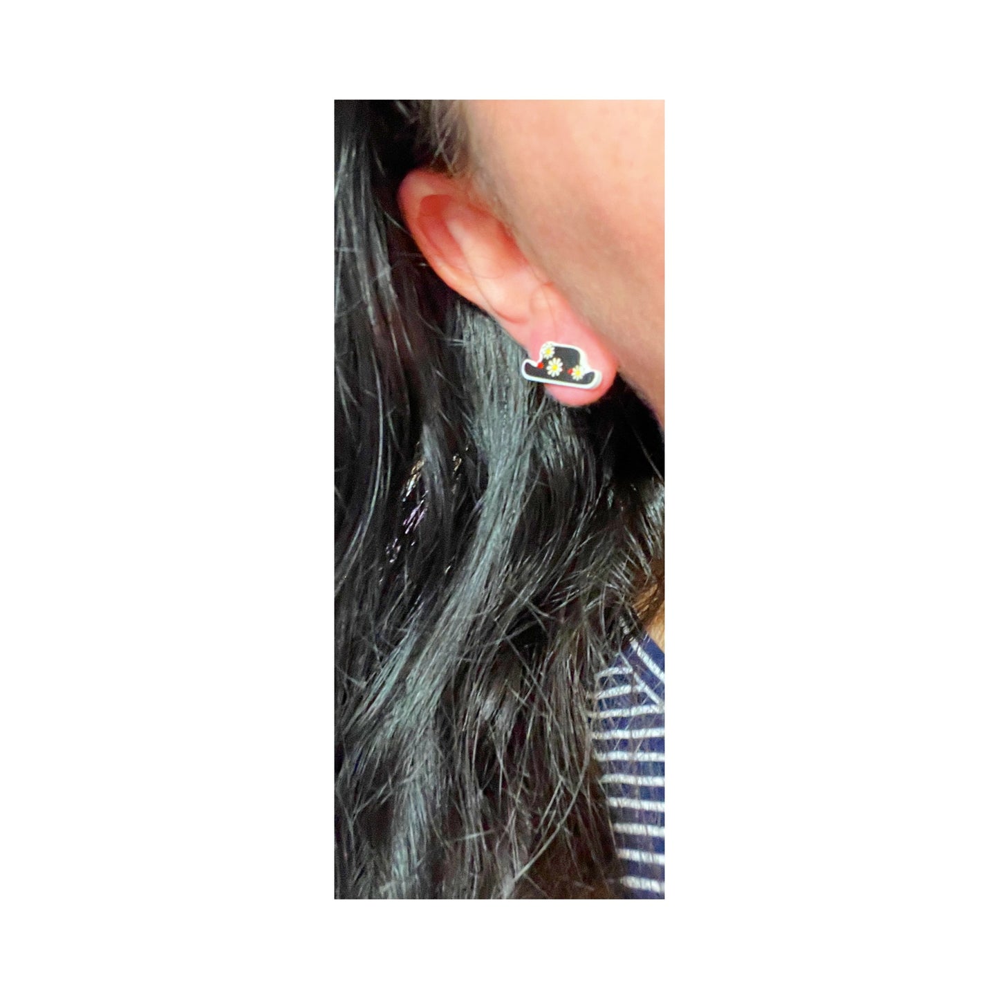 Mary Hat Post Earrings
