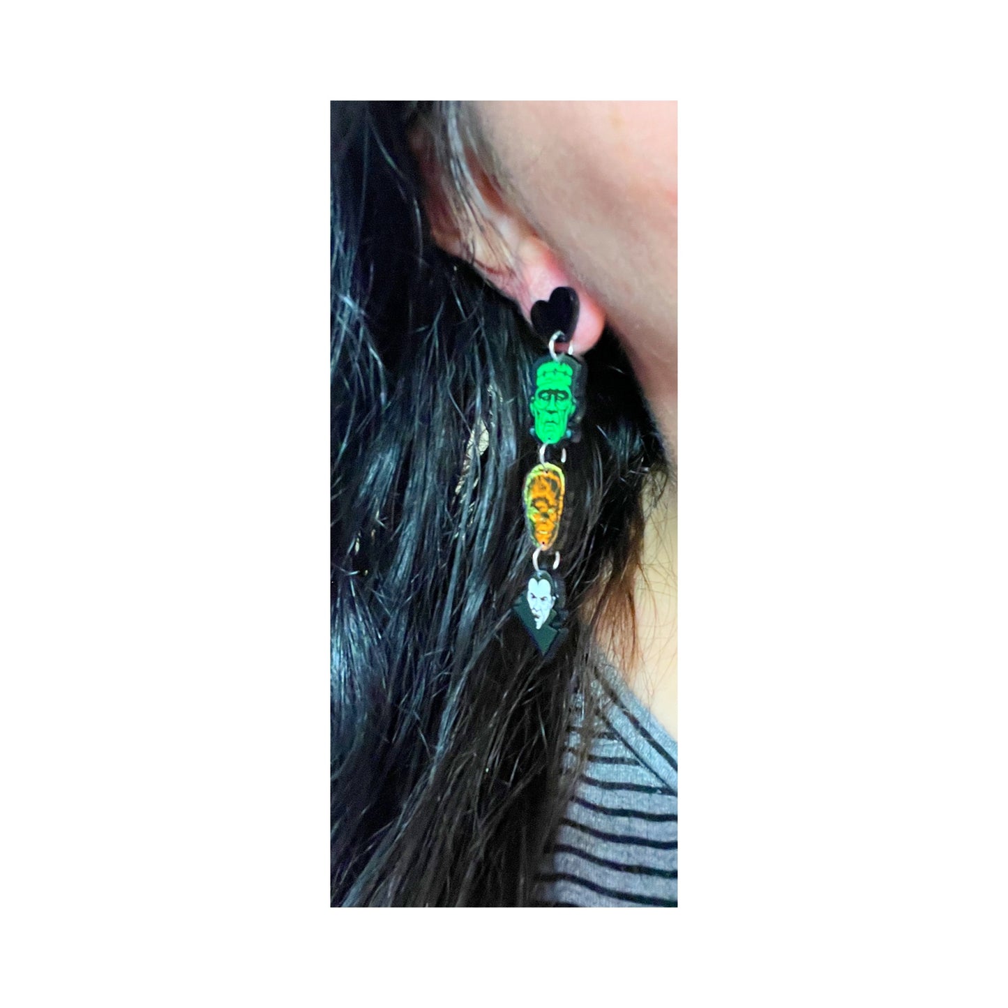 Monster Mash Universal Tiered Drop Earrings