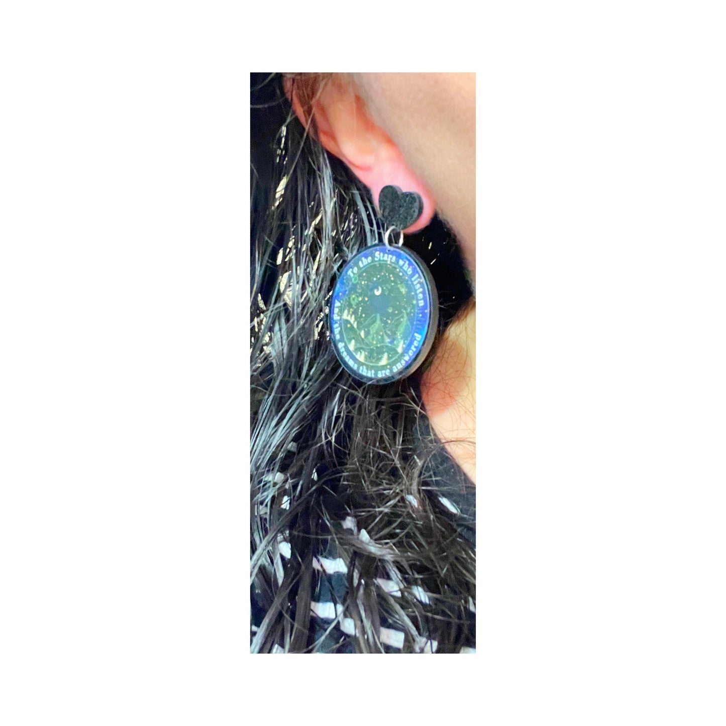 To The Stars Who Listen ACOTAR Acrylic Drop Earrings