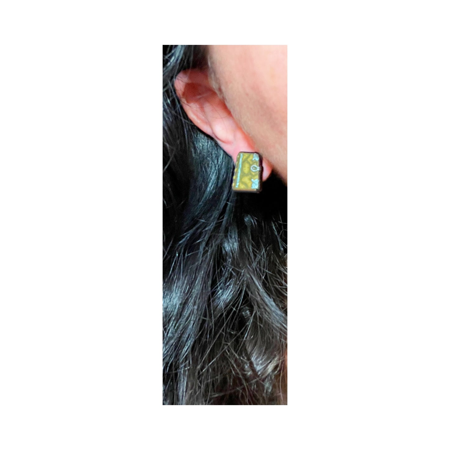 Book Of Spells Post Earrings