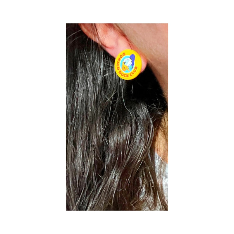 Duck Club Acrylic Post Earrings