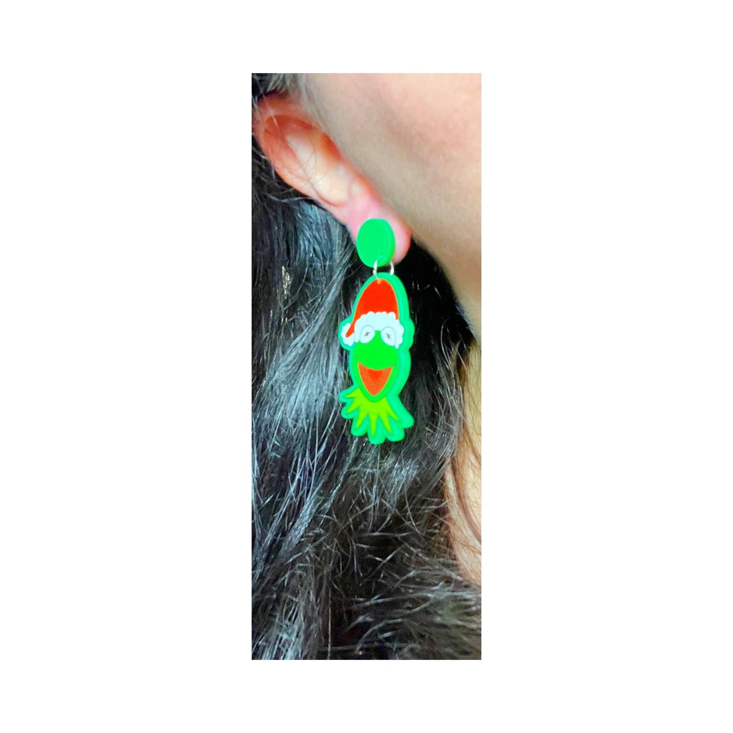 Kermie Santa Drop Earrings