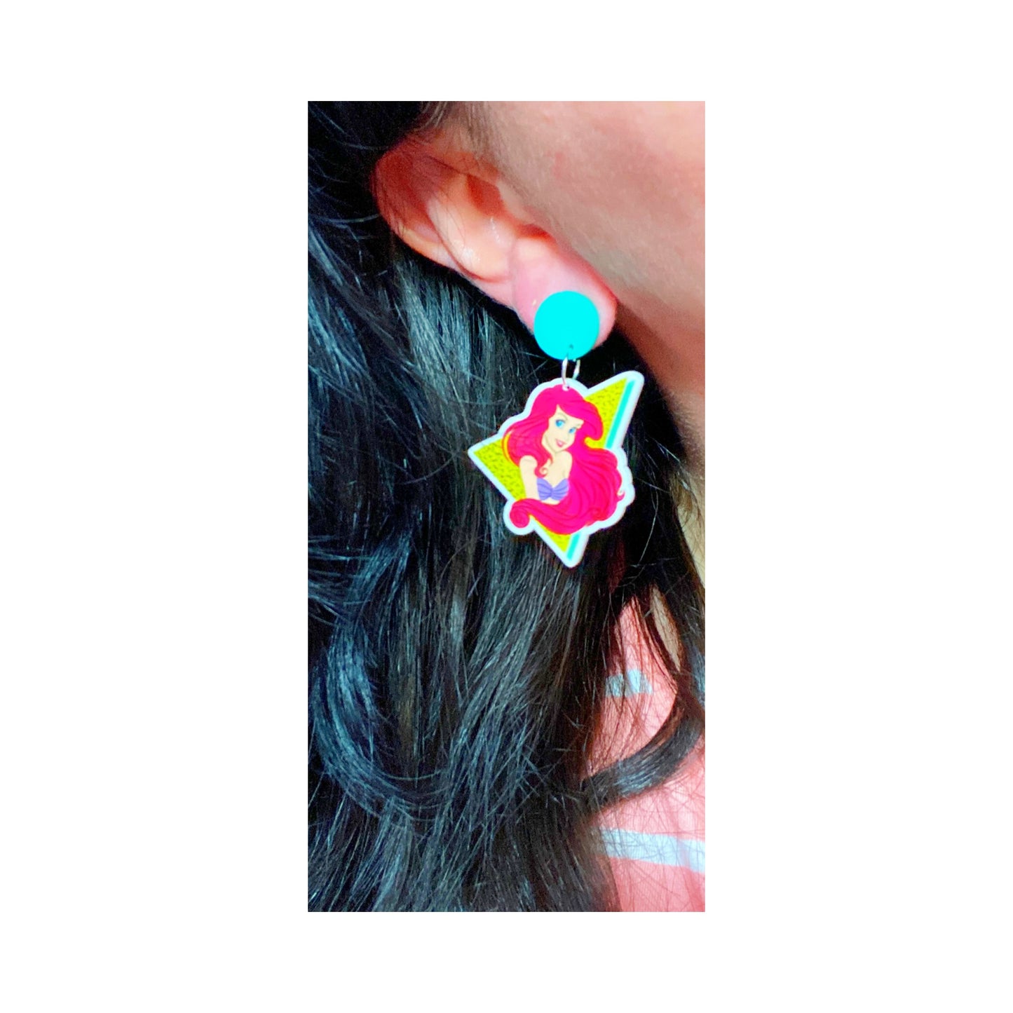 90s Mermaid Drop Earrings