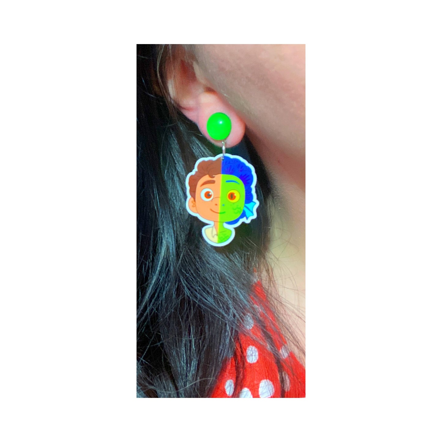 Luca & Alberto Acrylic Drop Earrings