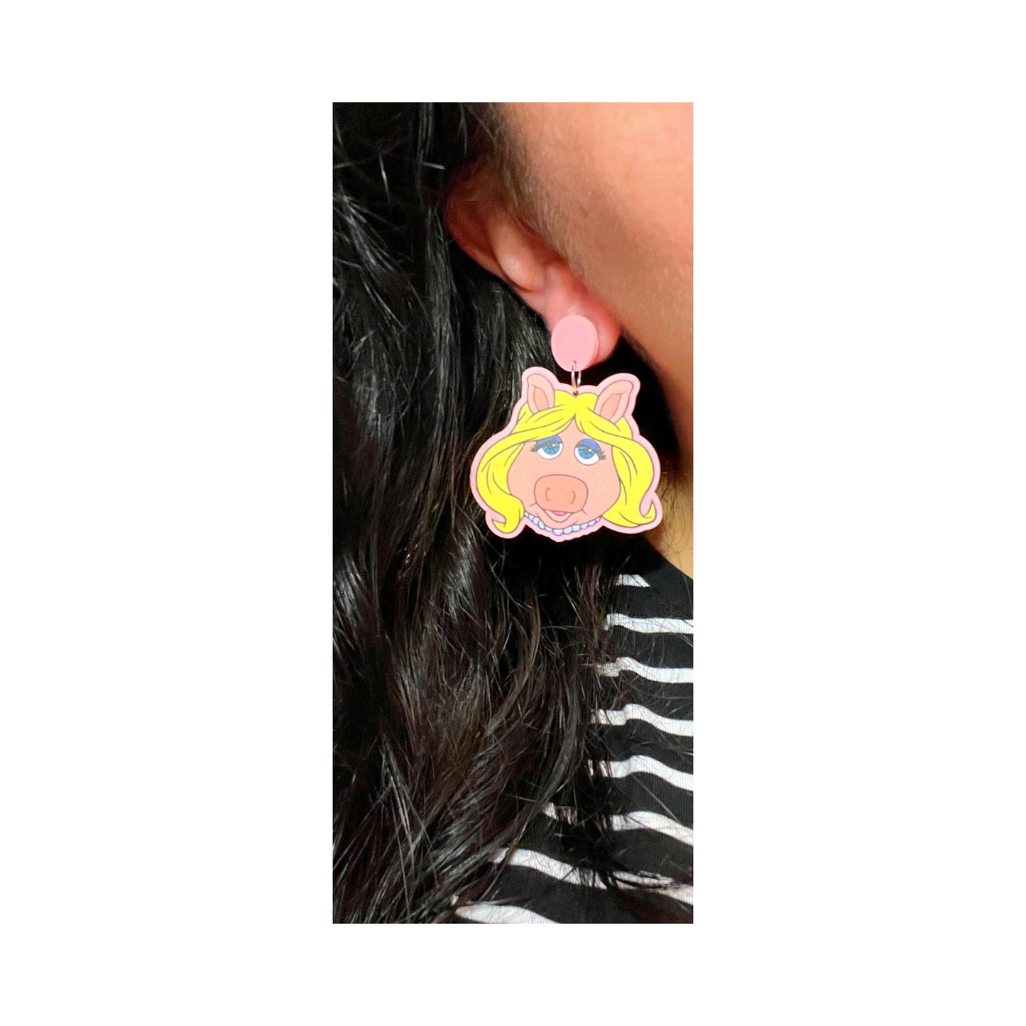 Piggy Drop Earrings