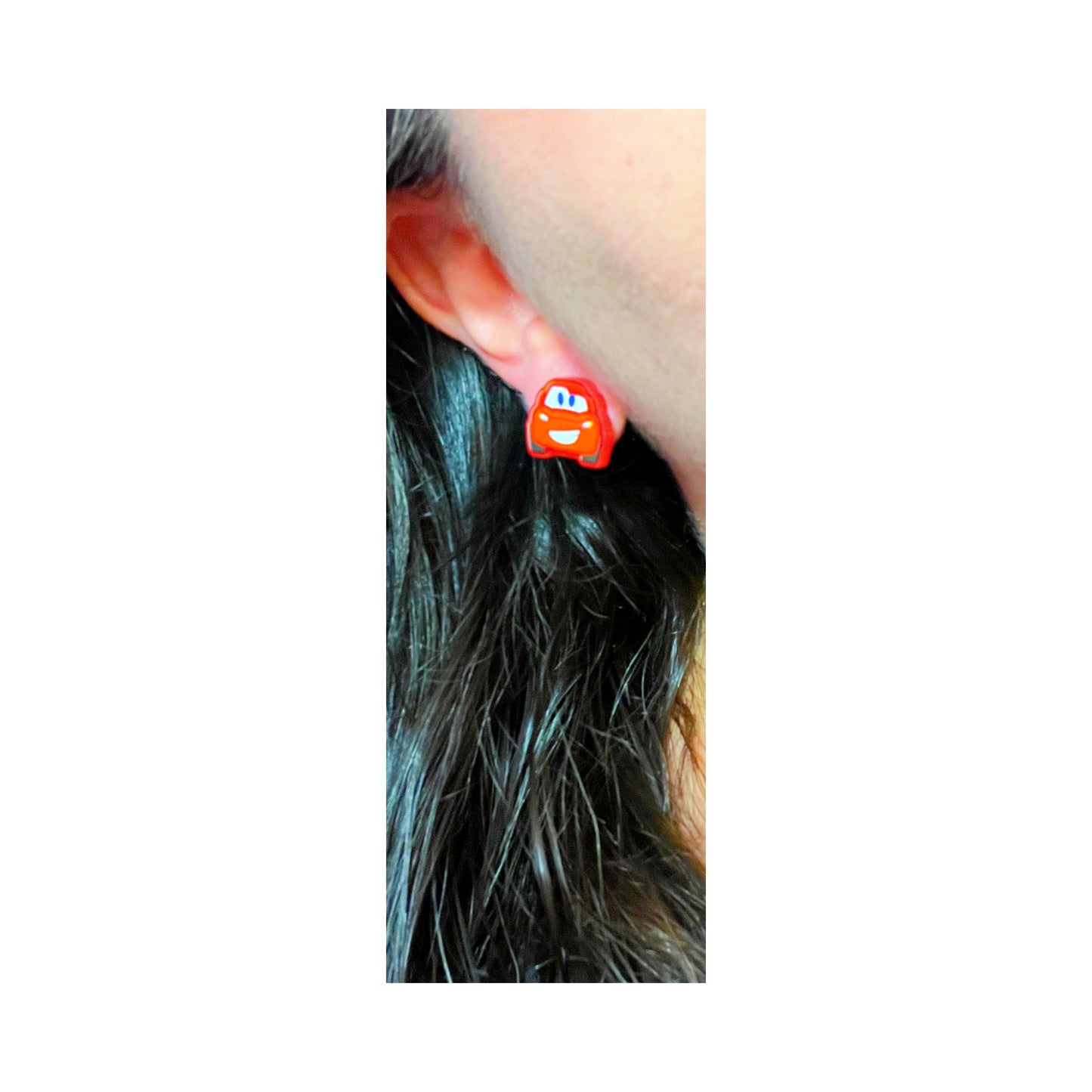 McQueen Acrylic Post Earrings