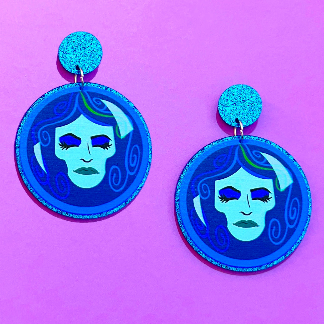 Leota Sparkle Acrylic Drop Earrings