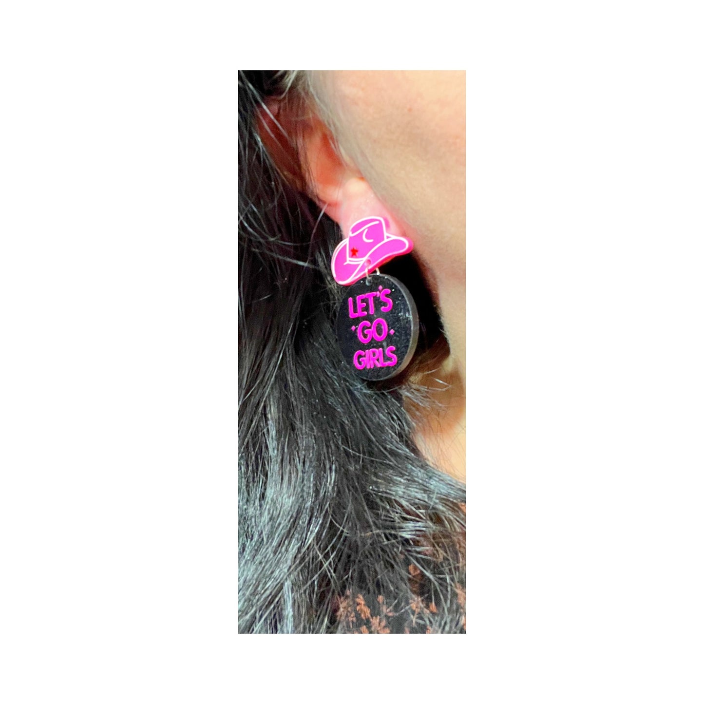 Let’s Go Girls! Shania Inspired Drop Earrings
