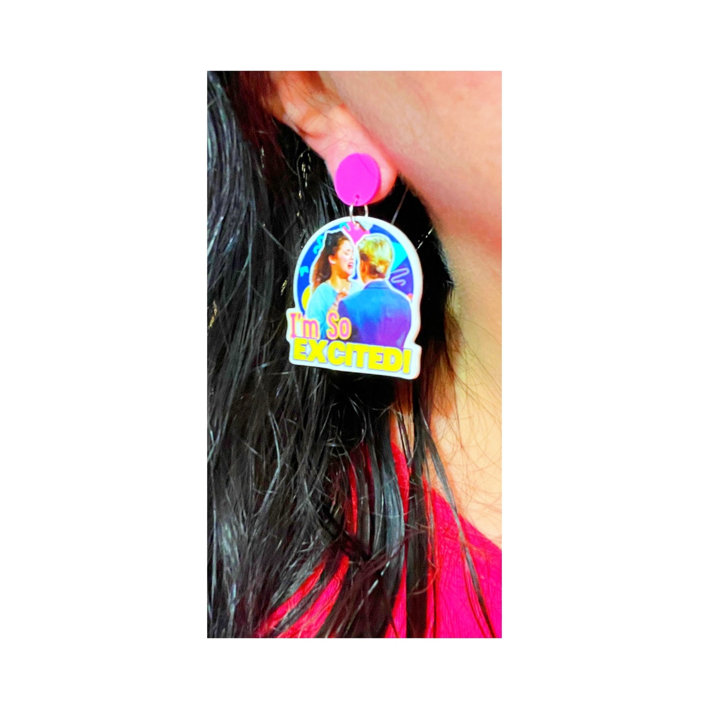 I’m So Excited Jessie Spano Drop Earrings