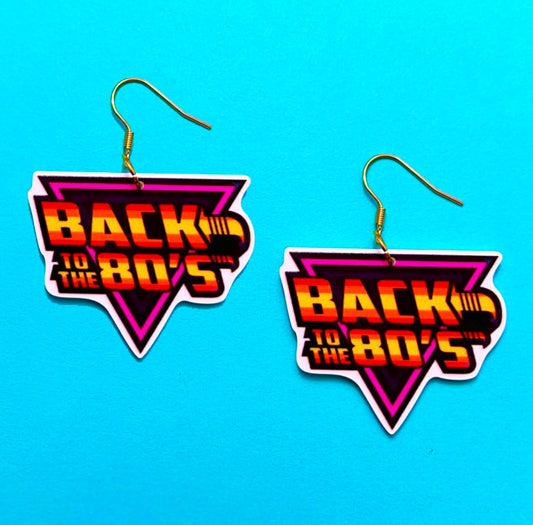 Back To The 80s Acrylic Drop Earrings