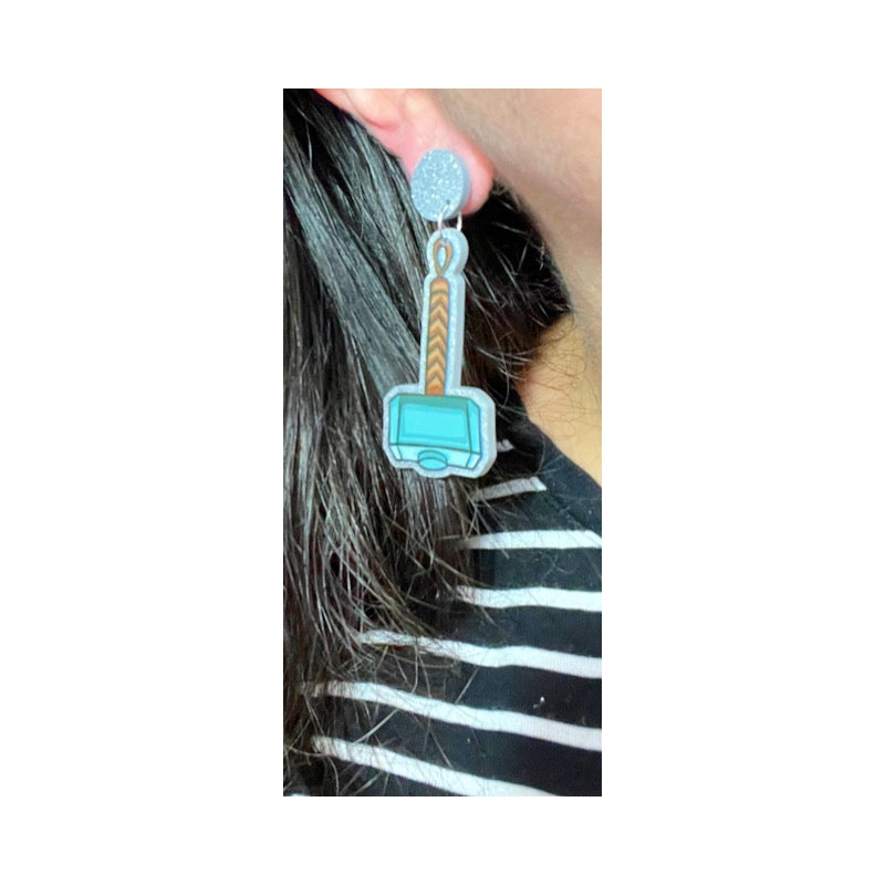 Hammer Drop Earrings